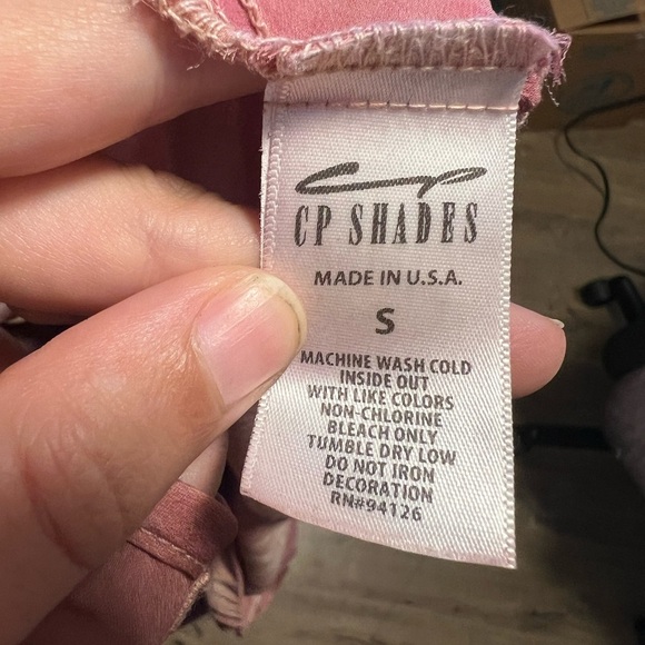 CP Shades One of a Kind Tie Dye Silk Tunic Blouse - Picture 7 of 9